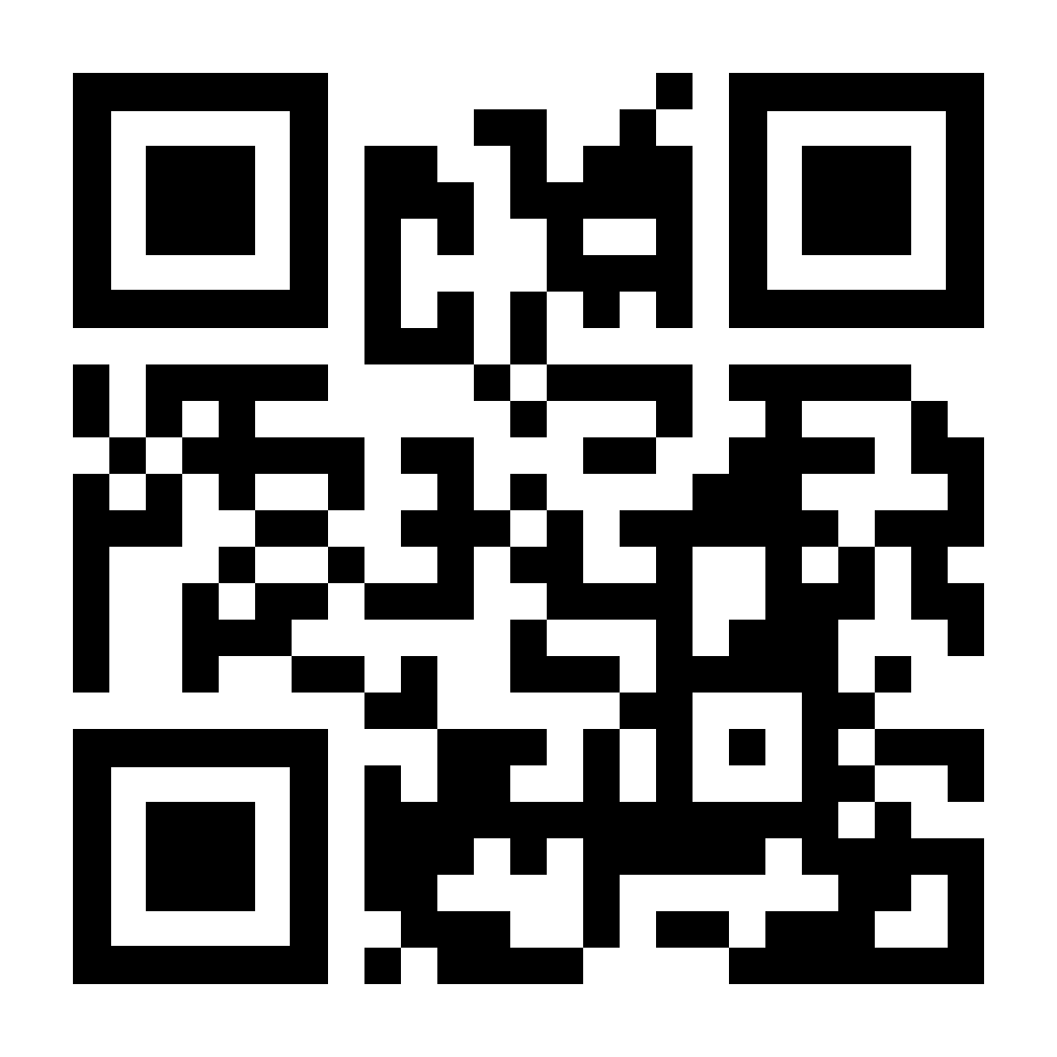 Wenn man mitder Moodle-App diesen QR-Code scant, spart man sich dadurch die Eingabe der Webadresse des Lernangebots.